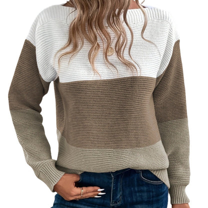 Pull en maille à col rond
