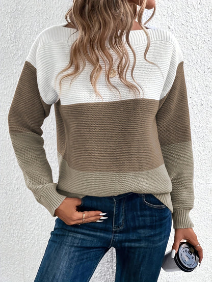 Pull en maille à col rond